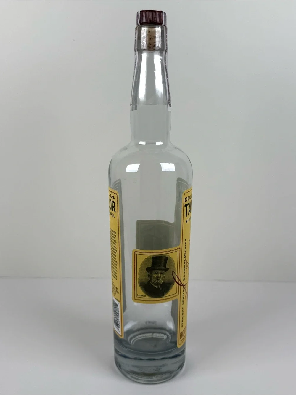 Colonel EH Taylor Single Barrel Bourbon Empty & Unrinsed 750 ml Bottle & Tube